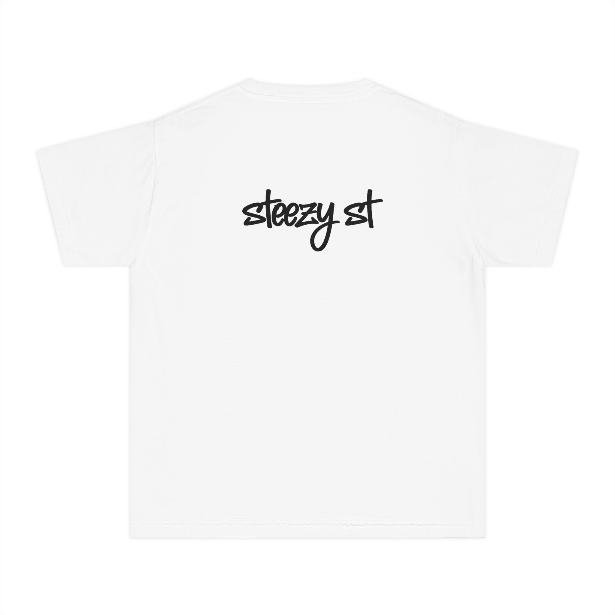Youth Tee — 'Steezy St' Skate Script Graphic