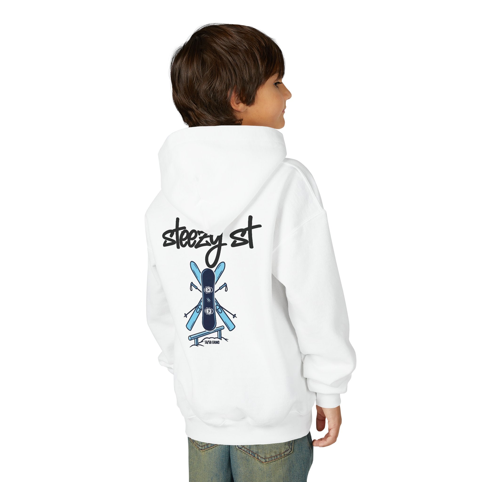 Steezy St Skateboard Hoodie — Youth Graphic Pullover