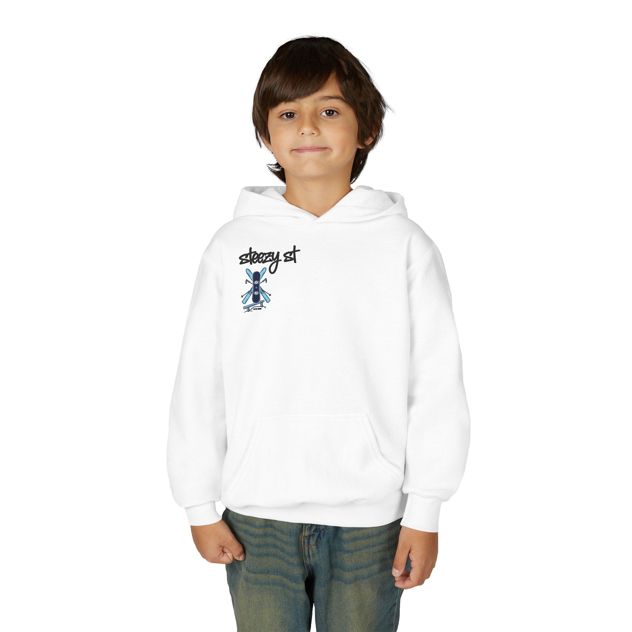 Steezy St Skateboard Hoodie — Youth Graphic Pullover