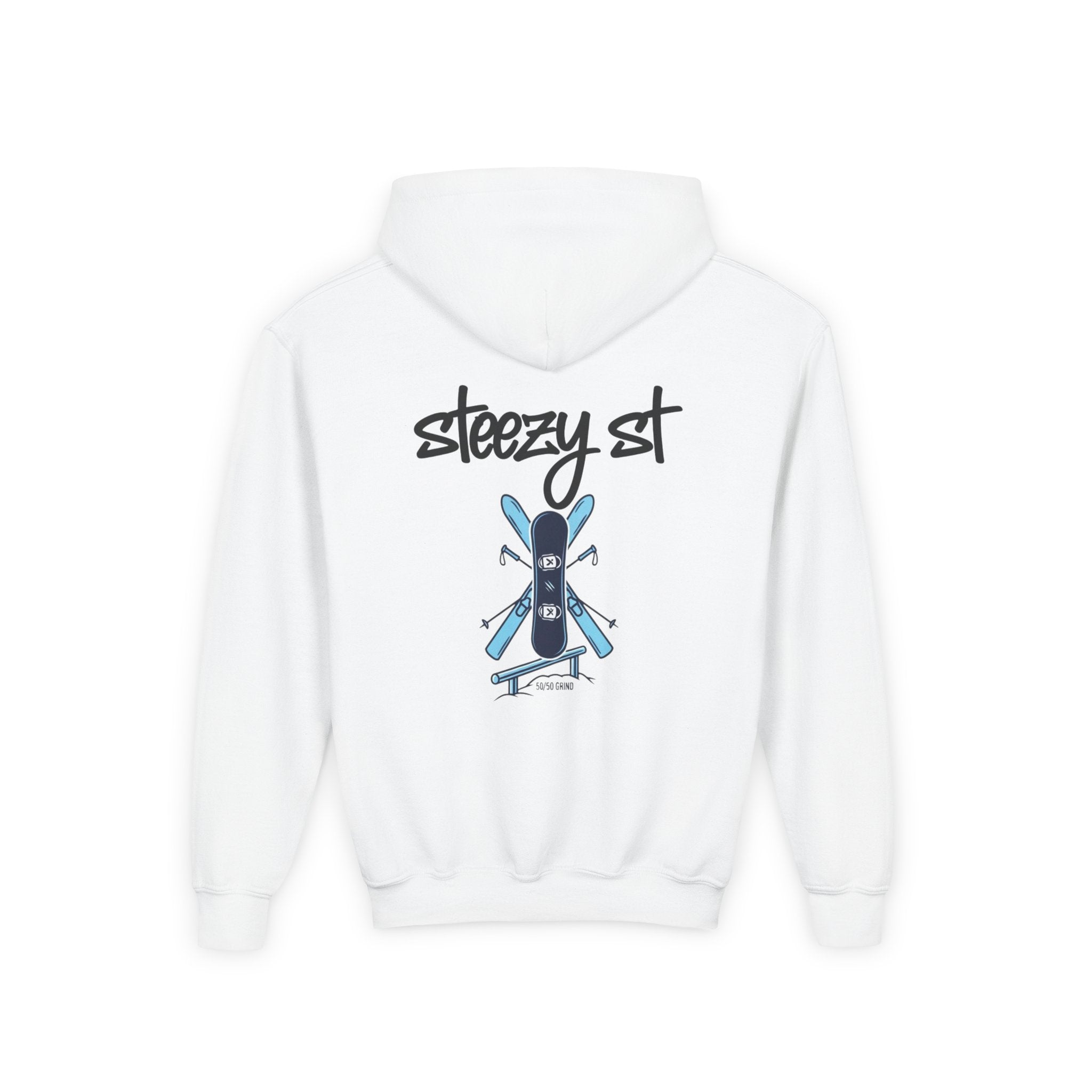 Steezy St Skateboard Hoodie — Youth Graphic Pullover